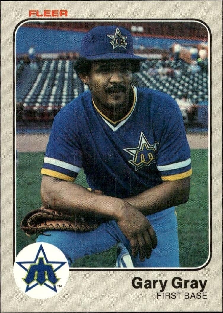 1983 Fleer Gary Gray #480 baseball trading card front
