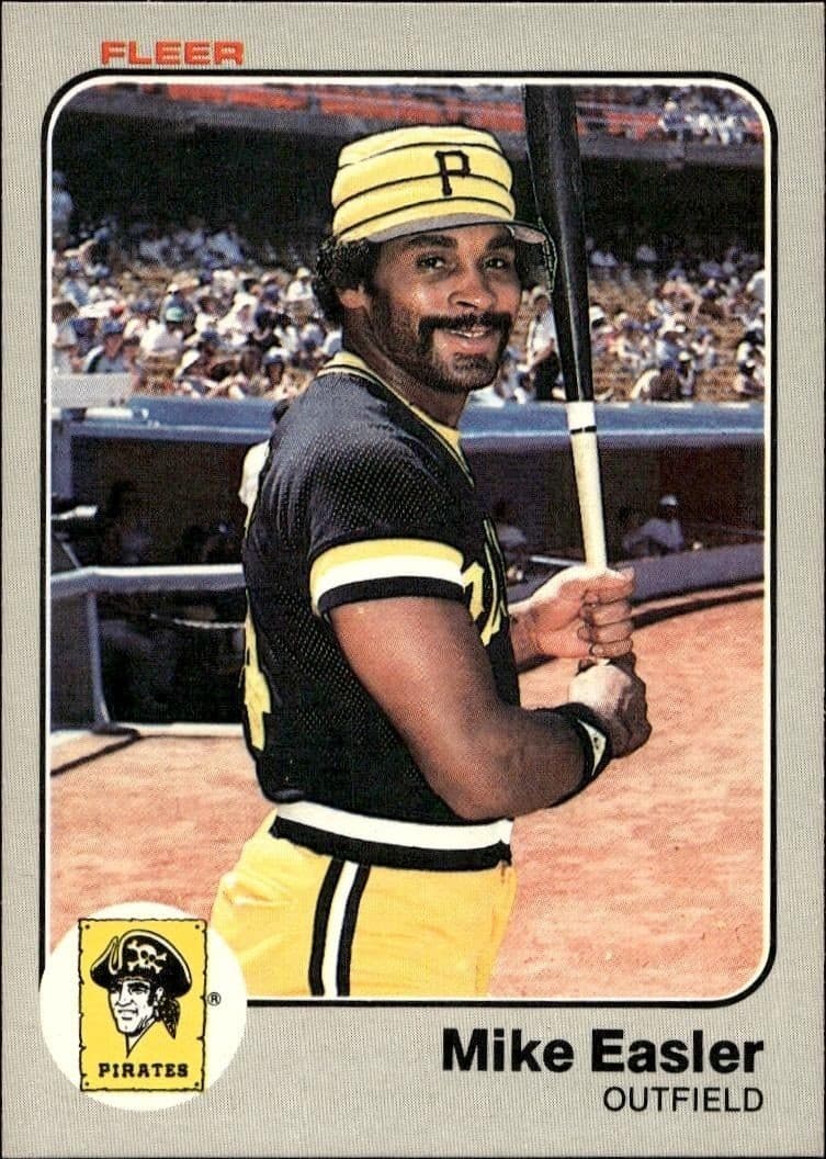 1983 Fleer Mike Easler #306 trading card