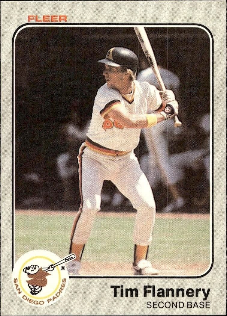 1983 Fleer Tim Flannery #359 trading card