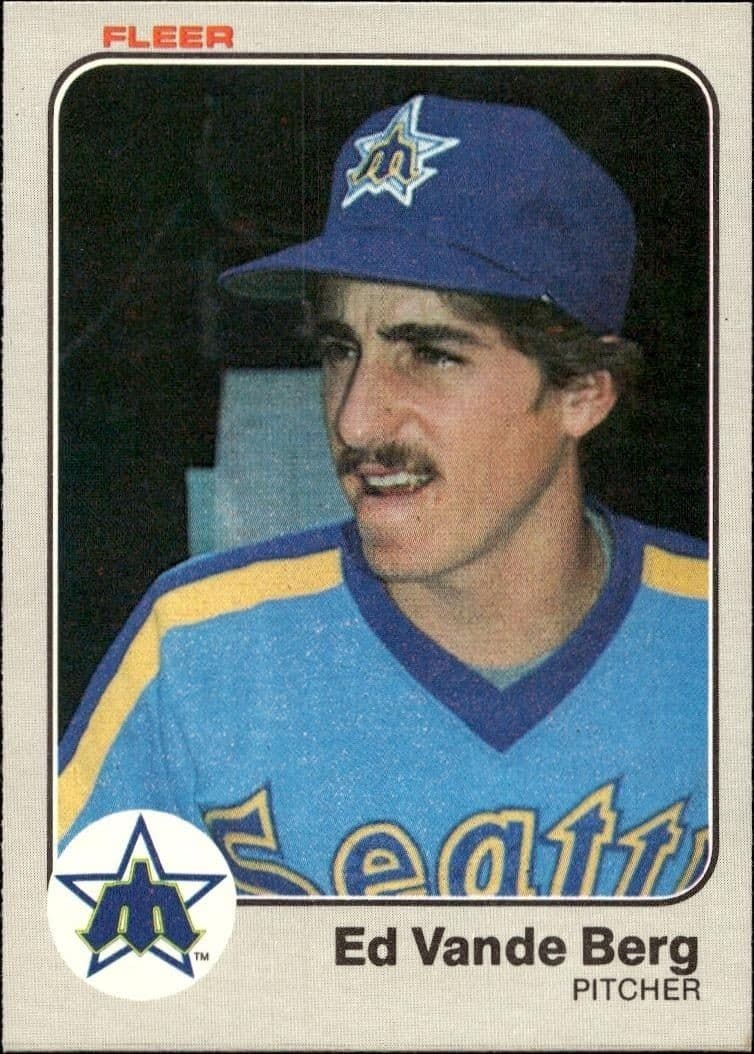1983 Fleer Ed Vande Berg #488 trading card