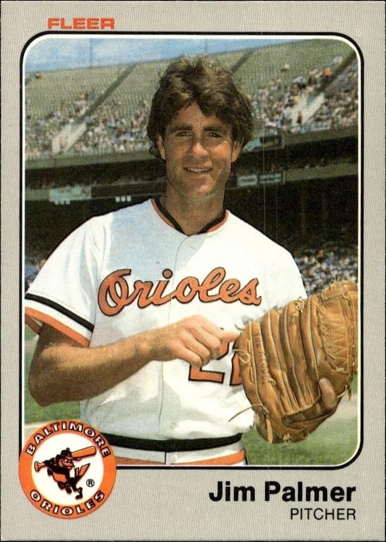 1983 Fleer Jim Palmer #69 trading card