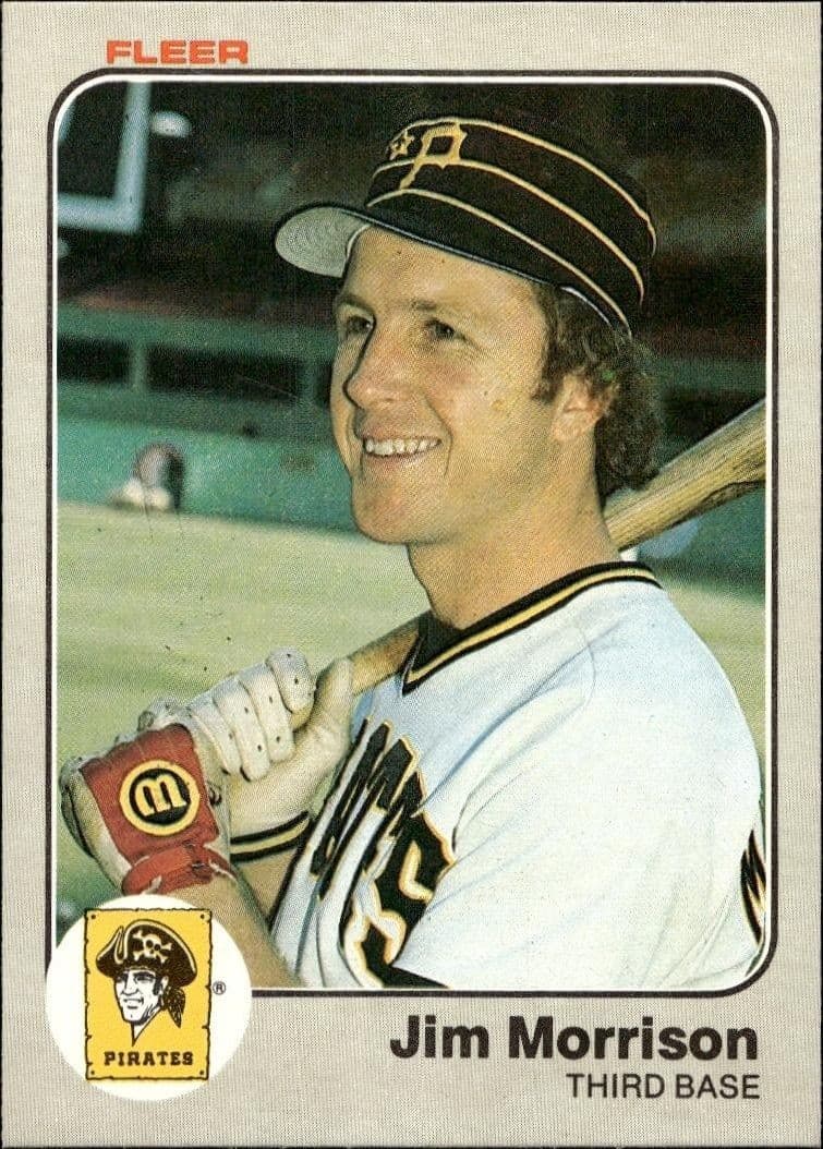 1983 Fleer Jim Morrison #313 trading card