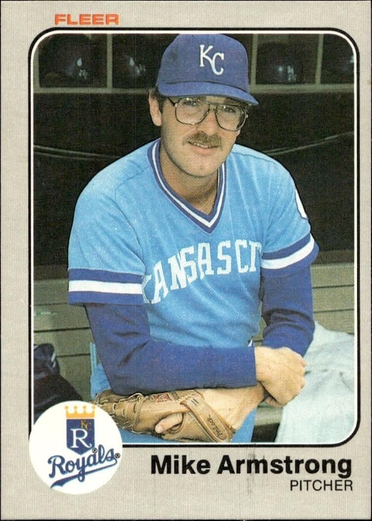 1983 Fleer Mike Armstrong #105 trading card