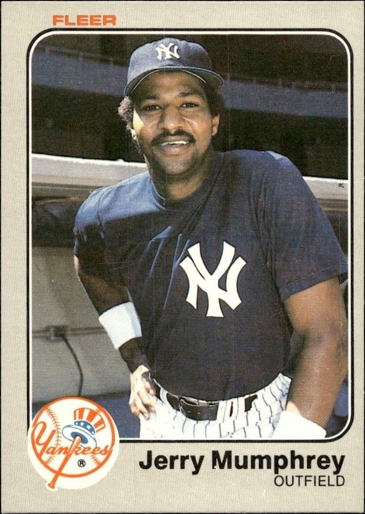 1983 Fleer Jerry Mumphrey #389 trading card