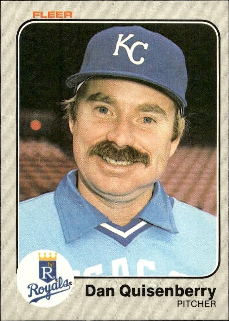 1983 Fleer Dan Quisenberry #122 trading card