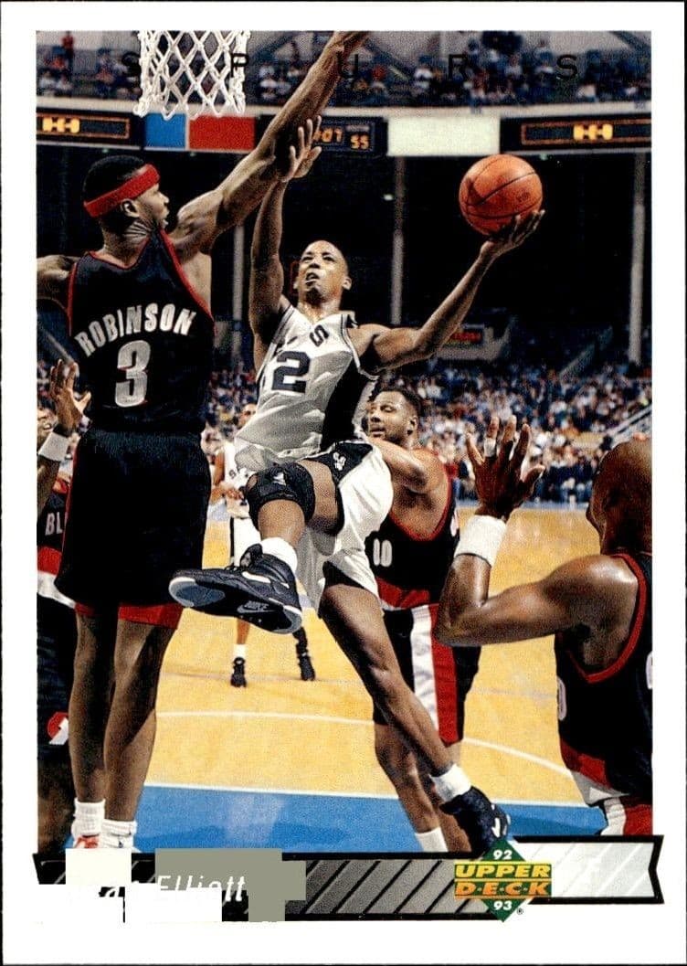 1992 Upper Deck Sean Elliott #131 basketball trading card front