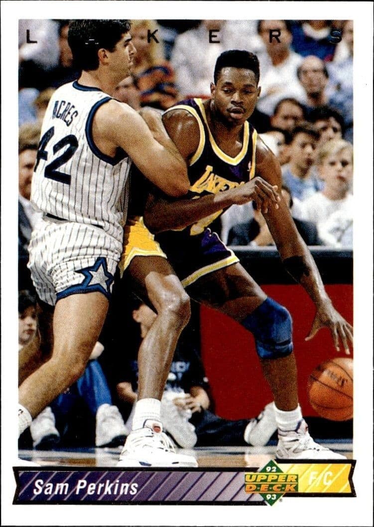 1992 Upper Deck Sam Perkins #160 basketball trading card front