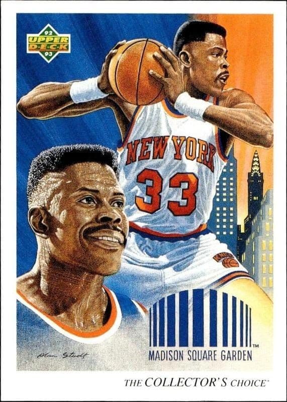 1992-93 Upper Deck Patrick Ewing #46 basketball trading card front