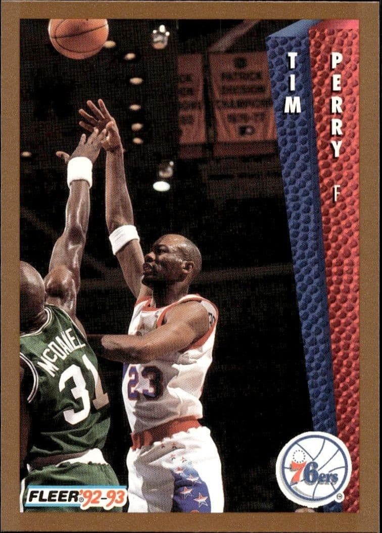 1992-93 Fleer Tim Perry #408 trading card