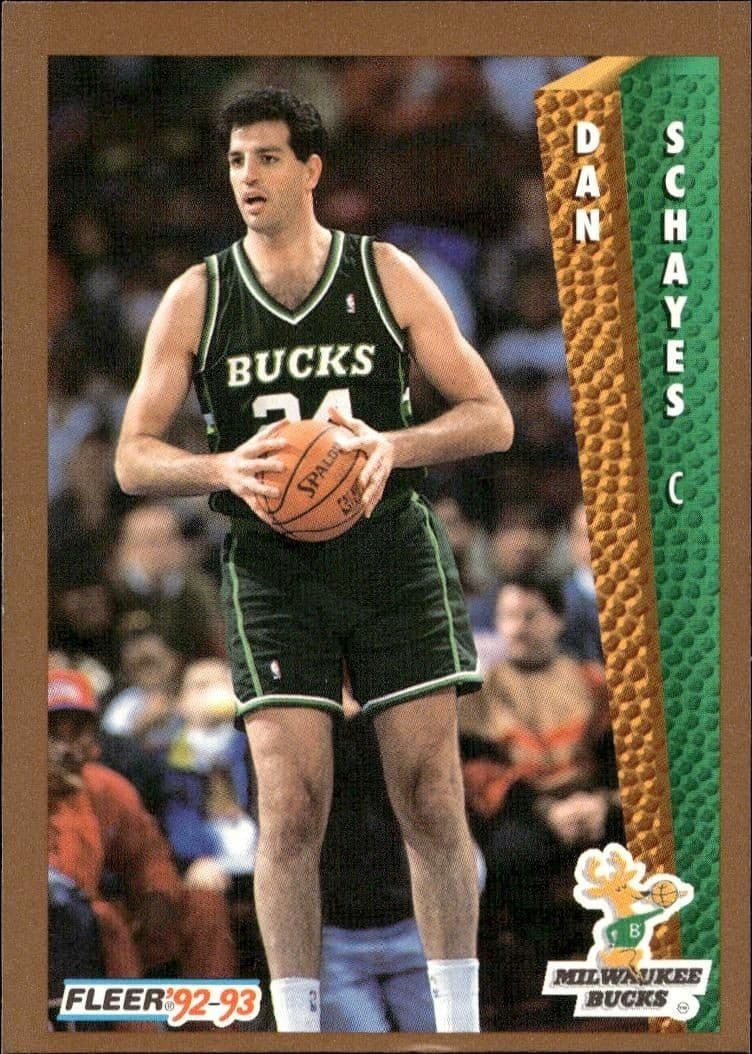 1992 Fleer Dan Schayes #377 basketball trading card front
