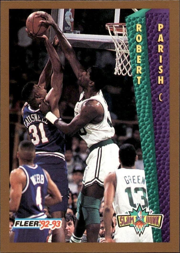 1992 Fleer Robert Parish #287 basketball trading card front