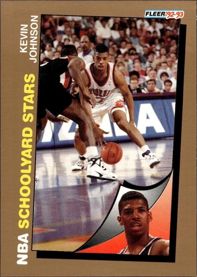 1992 Fleer Kevin Johnson #258 basketball trading card front