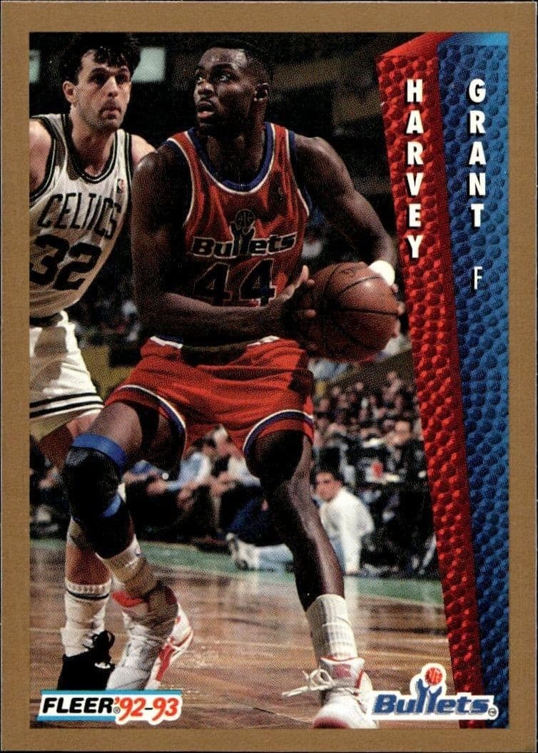 1992-93 Fleer Harvey Grant #233 trading card