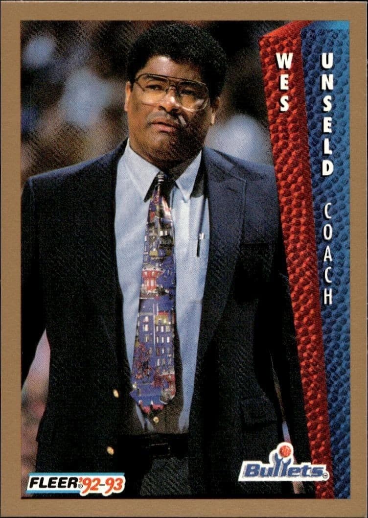 1992 Fleer Wes Unseld #236 basketball trading card front