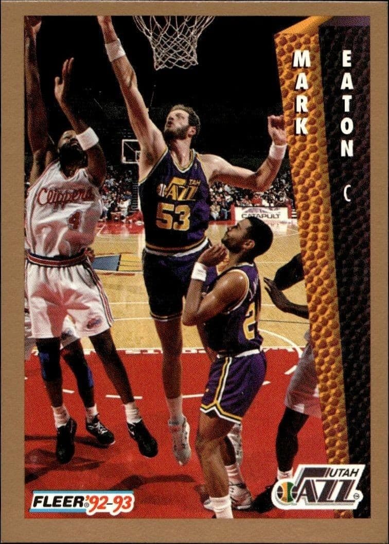 1992-93 Fleer Mark Eaton #221 trading card
