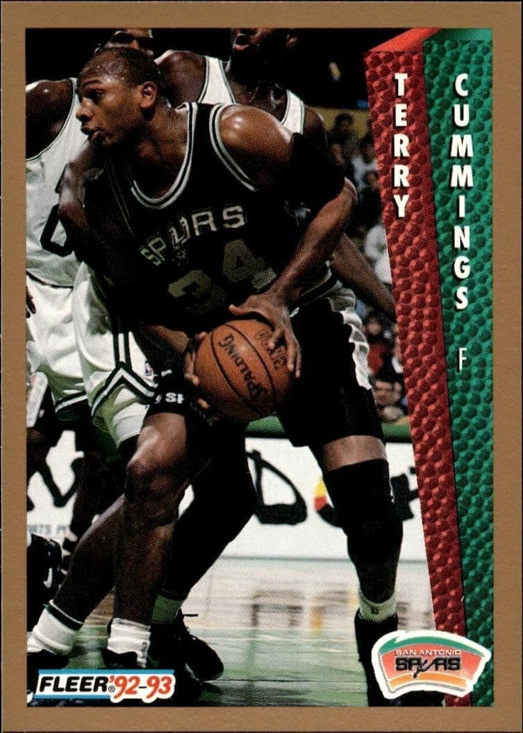 1992-93 Fleer Terry Cummings #203 trading card