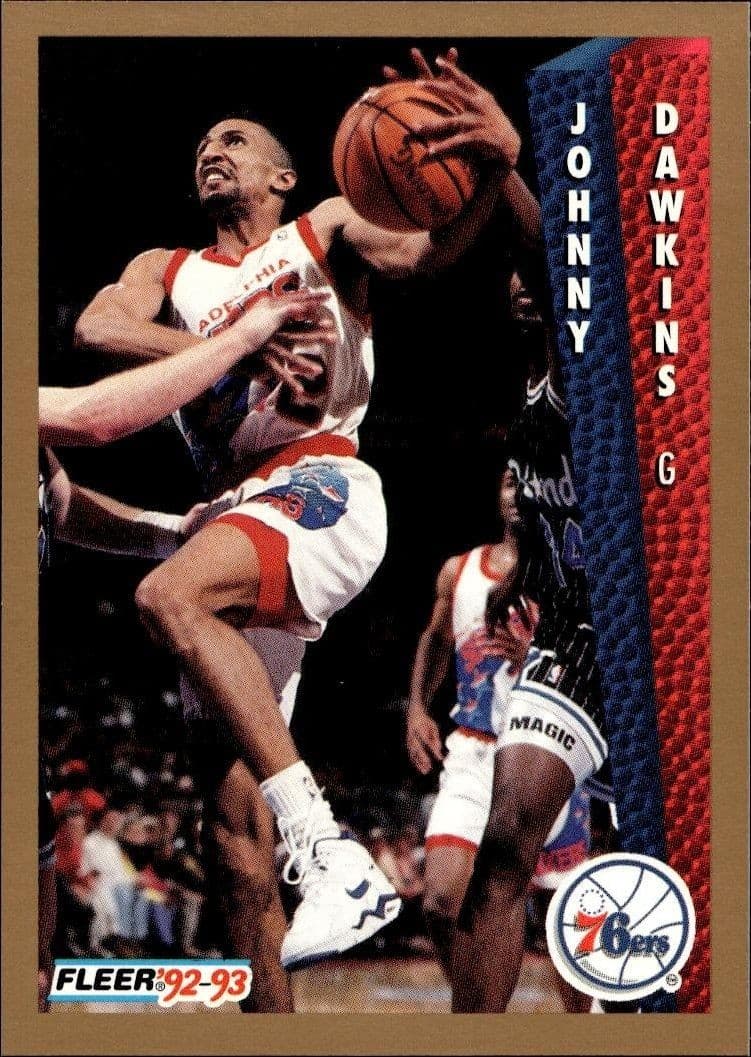 1992-93 Fleer Johnny Dawkins #168 trading card
