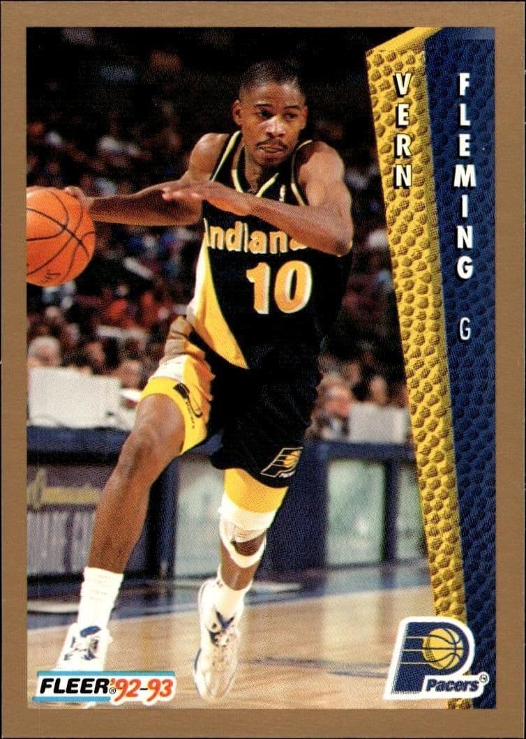 1992-93 Fleer Vern Fleming #89 trading card