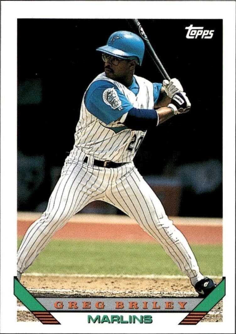 1993 Topps Traded Greg Briley #35T trading card