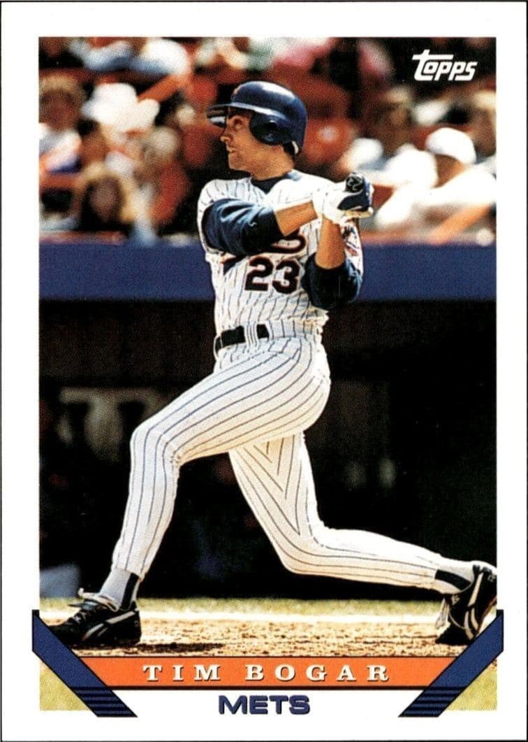 1993 Topps Traded Tim Bogar #119T baseball trading card front