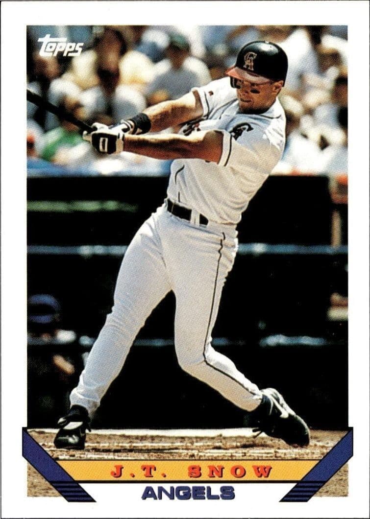1993 Topps Traded J.T. Snow #62T trading card