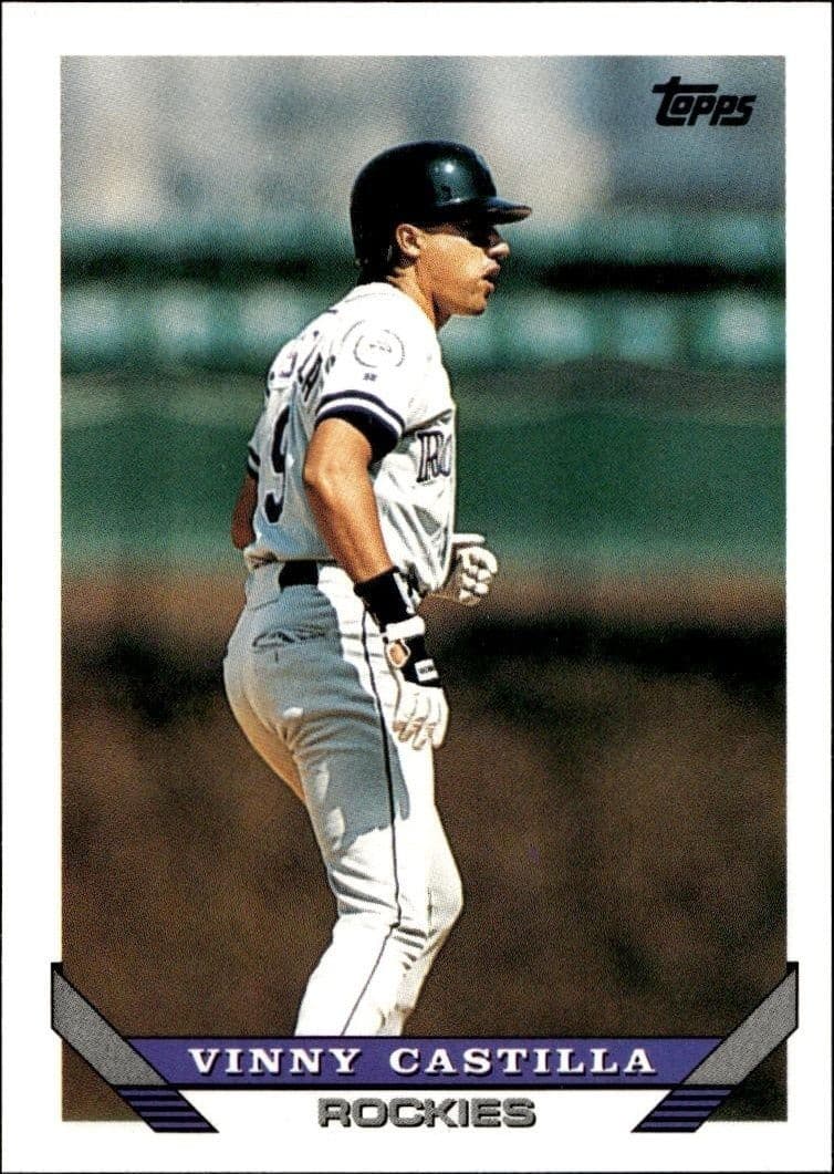1993 Topps Traded Vinny Castilla #33T trading card