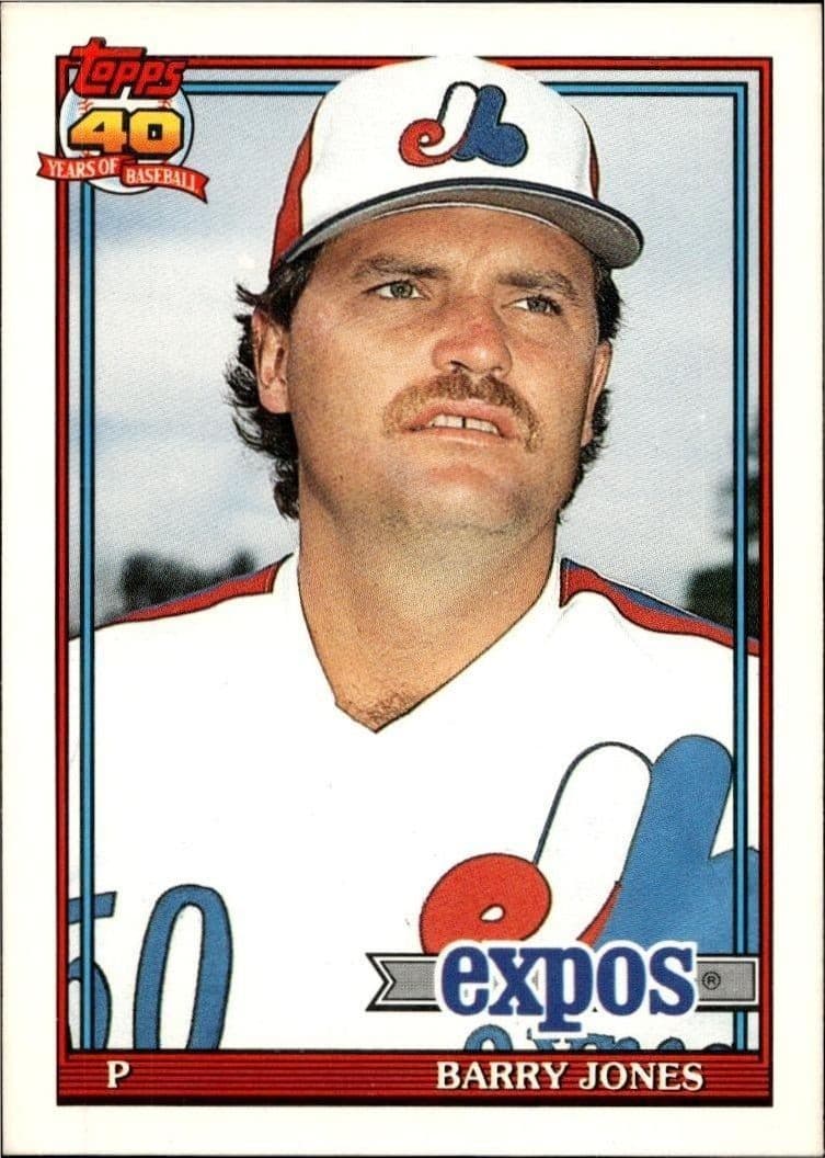 1991 Topps Traded Barry Jones #64T trading card