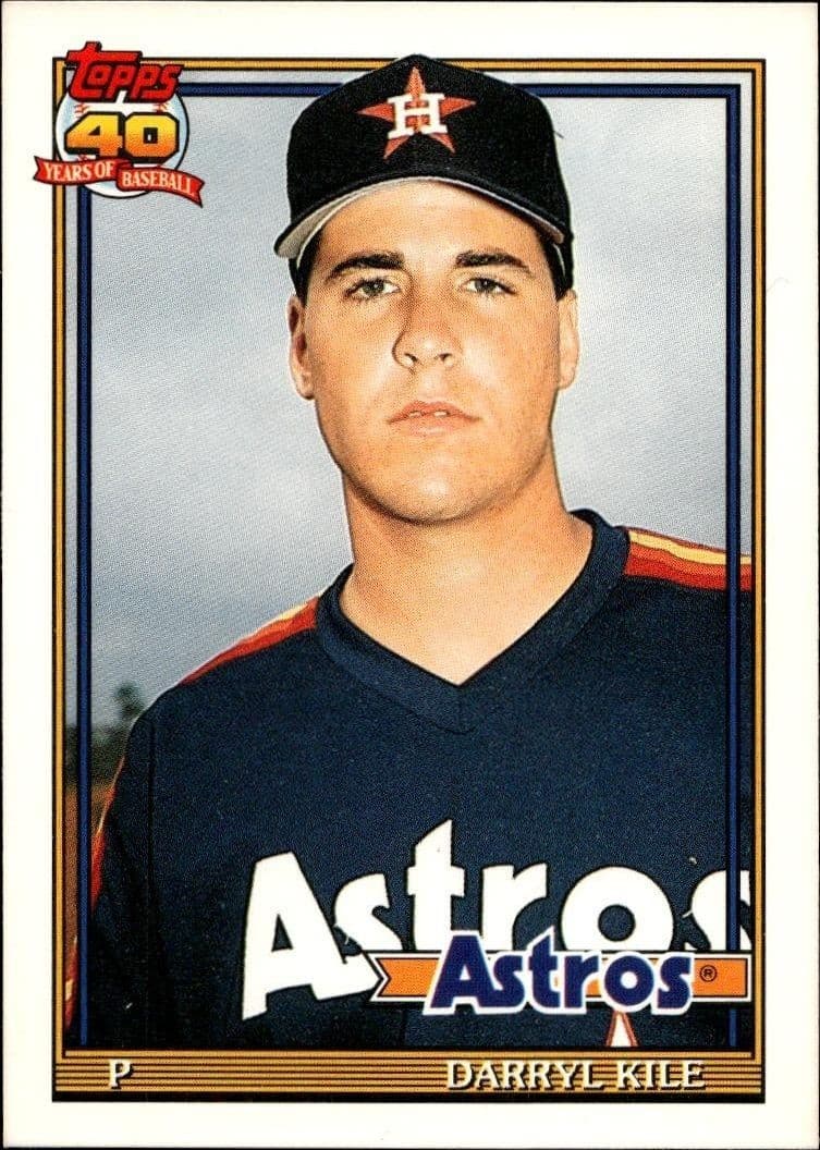 1991 Topps Traded Darryl Kile #68T trading card