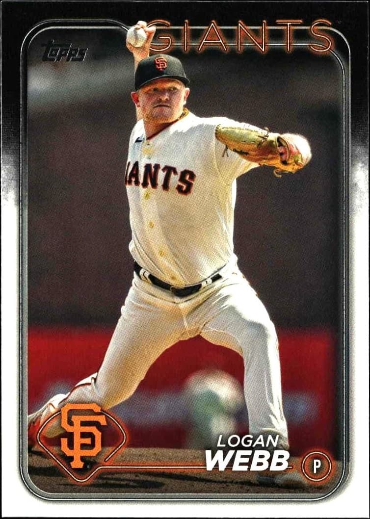 2024 Topps Series 1 Logan Webb #4 trading card