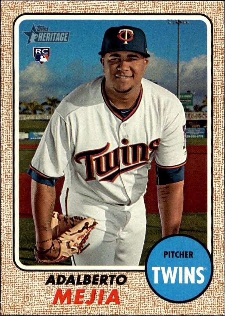 2017 Topps Heritage High Number Adalberto Mejia #550 trading card
