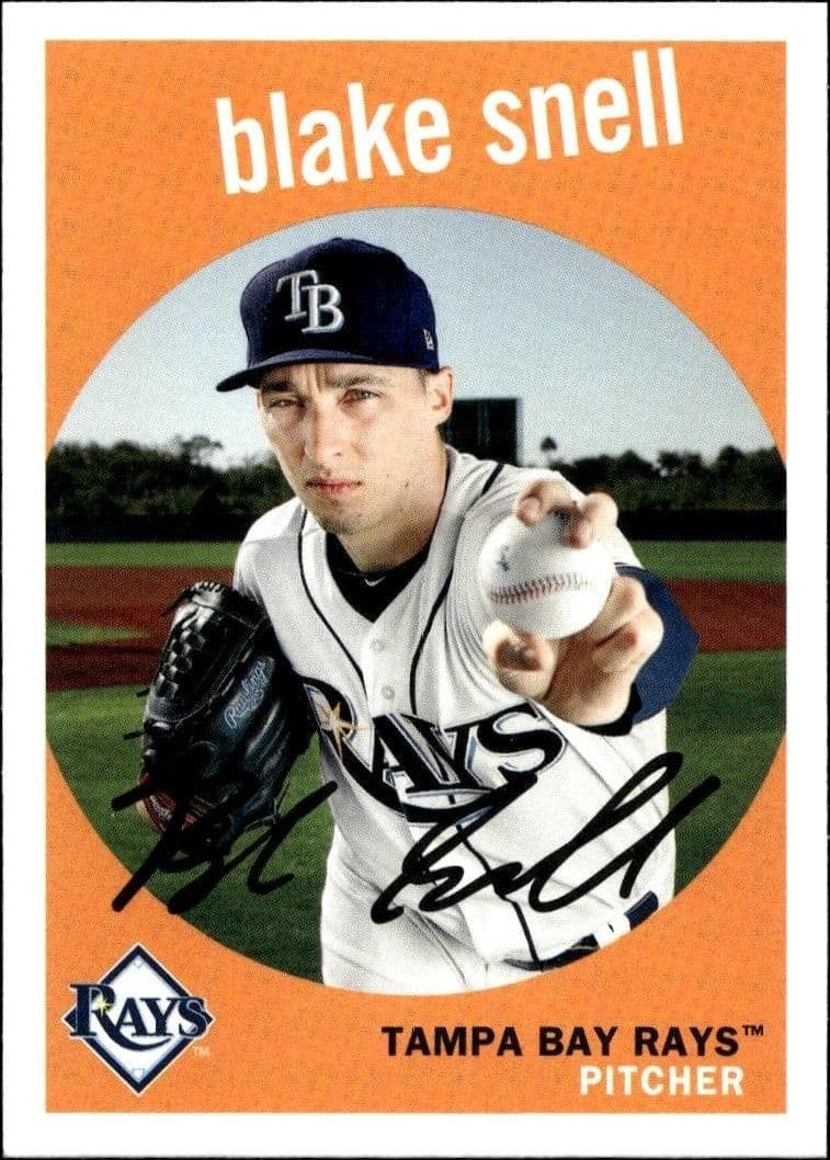 2018 Topps Archives Blake Snell #63 trading card