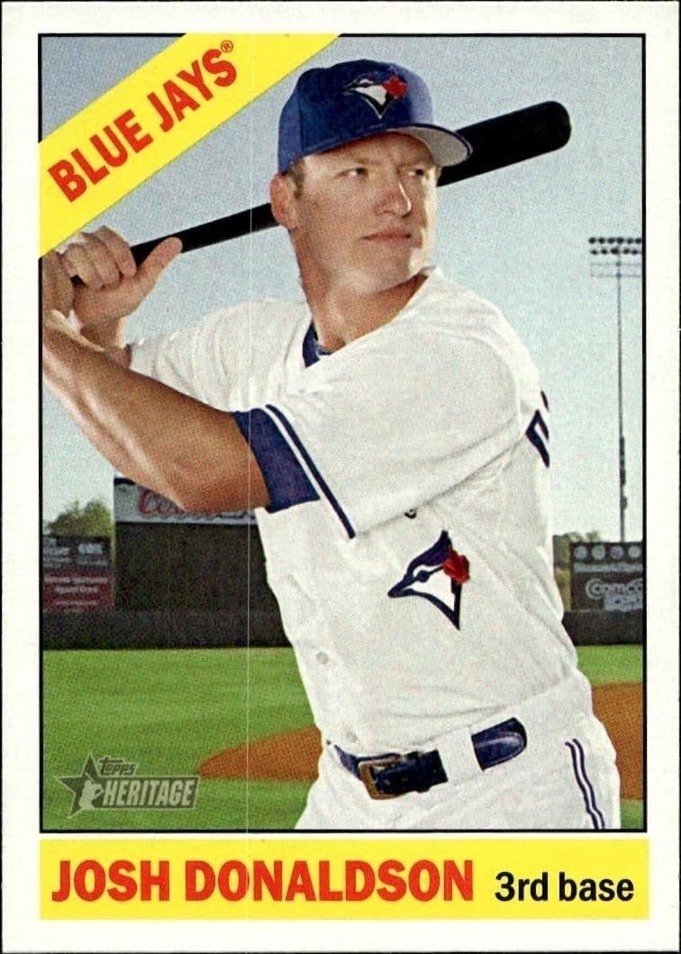 2015 Topps Heritage Josh Donaldson #175 trading card