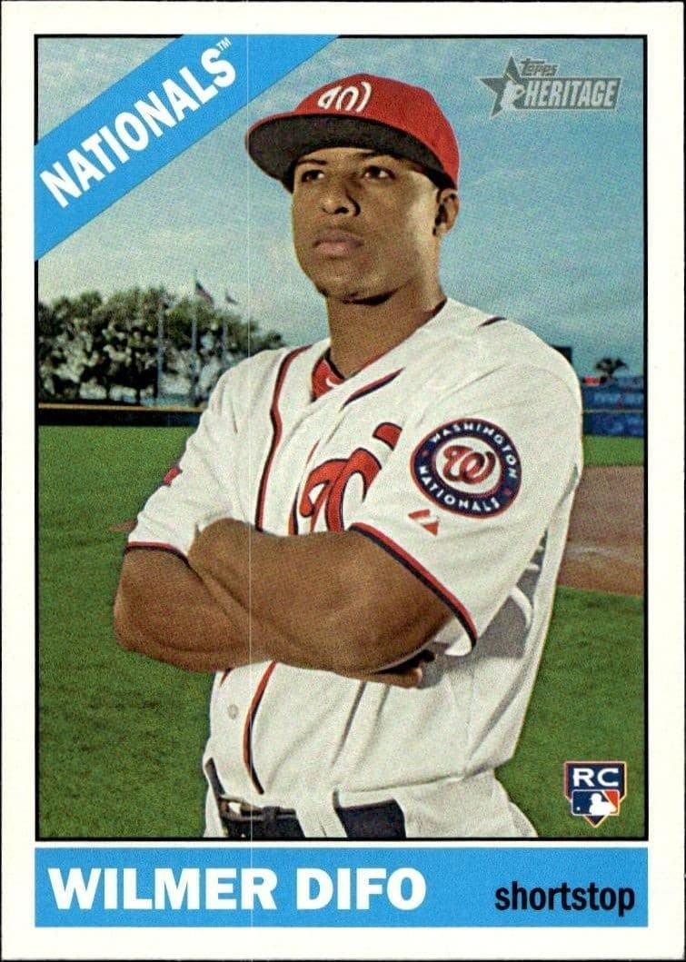 2015 Topps Heritage High Number Wilmer Difo #682 trading card