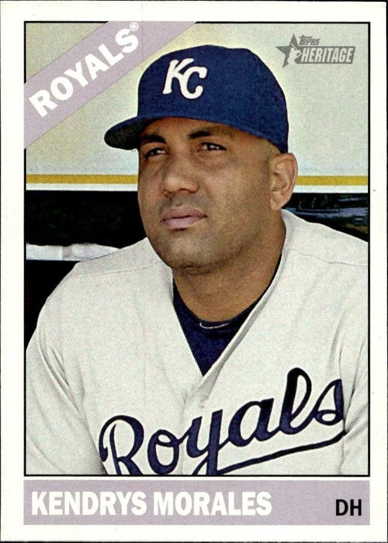 2015 Topps Heritage Kendrys Morales #242 trading card