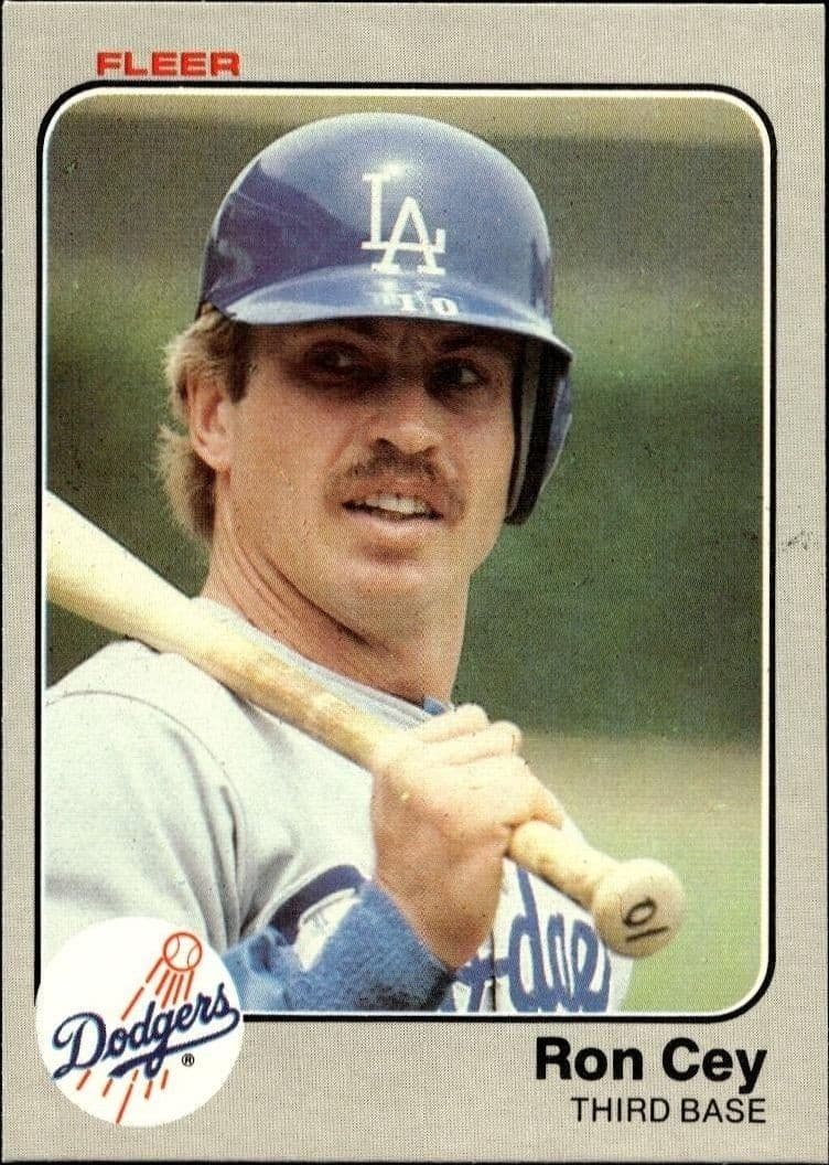 1983 Fleer Ron Cey #204 trading card