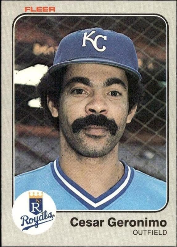1983 Fleer Cesar Geronimo #112 trading card