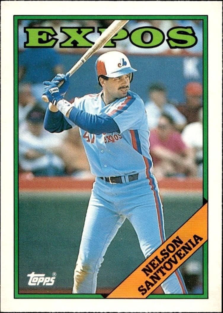1988 Topps Traded Nelson Santovenia #102T trading card