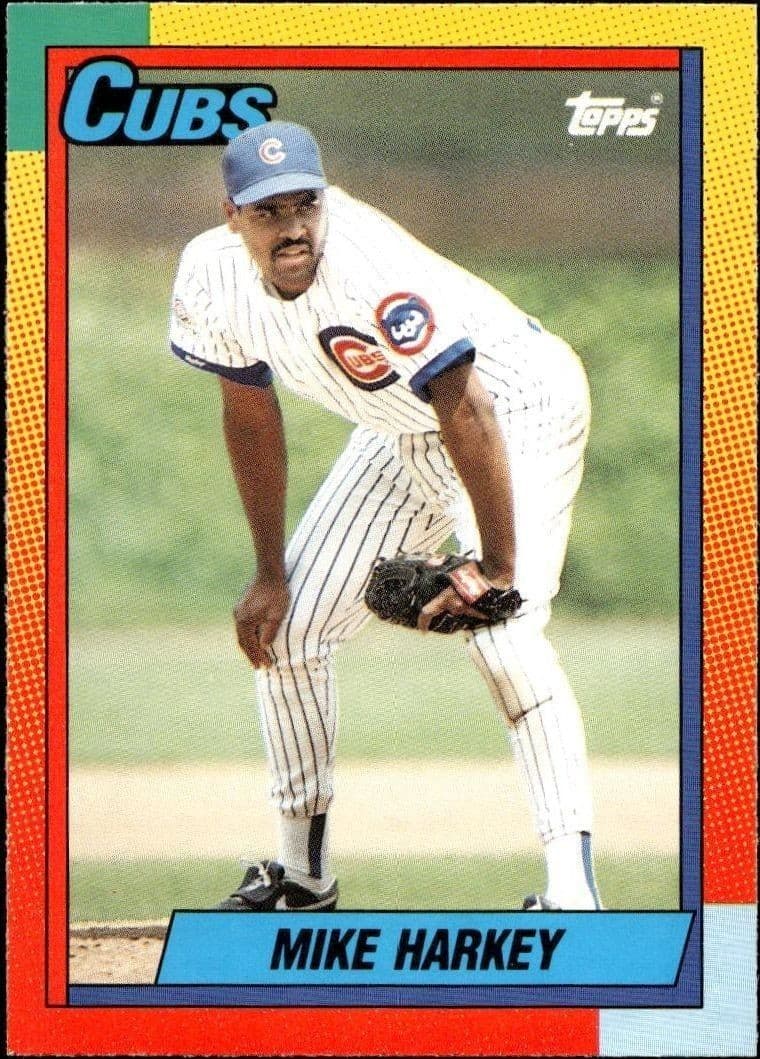 1990 Topps Traded Mike Harkey #36T trading card