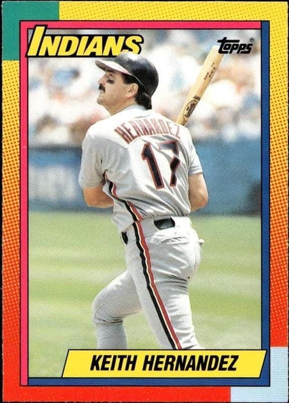 1990 Topps Traded Keith Hernandez #39T baseball trading card front