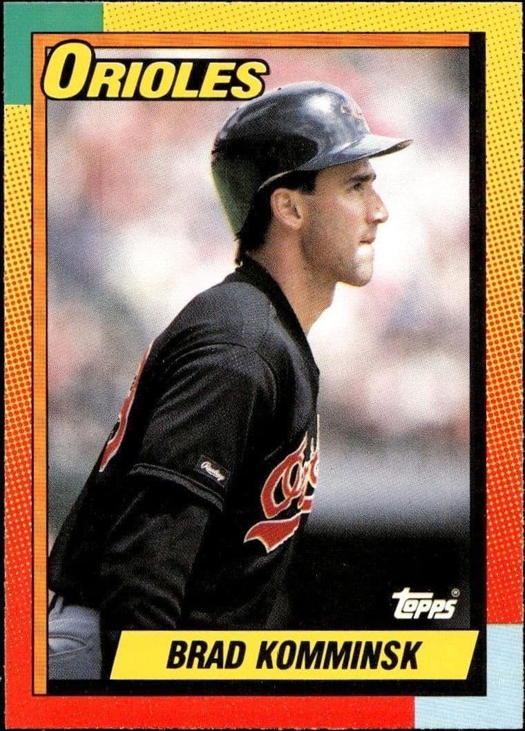 1990 Topps Traded Brad Komminsk #53T baseball trading card front