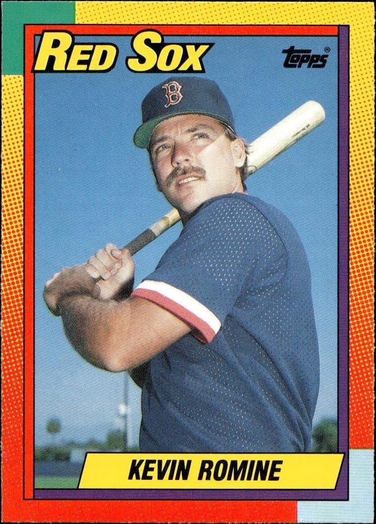 1990 Topps Traded Kevin Romine #105T trading card