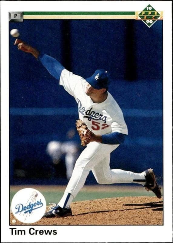 1990 Upper-Deck Low Number Tim Crews #670 trading card