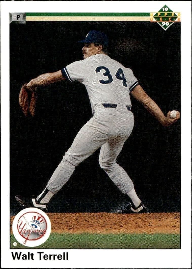 1990 Upper-Deck Low Number Walt Terrell #661 trading card