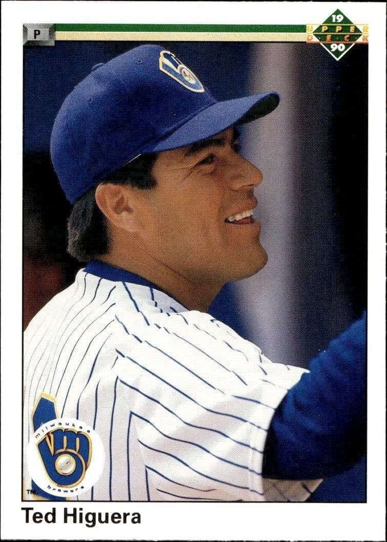1990 Upper-Deck Low Number Ted Higuera #627 trading card