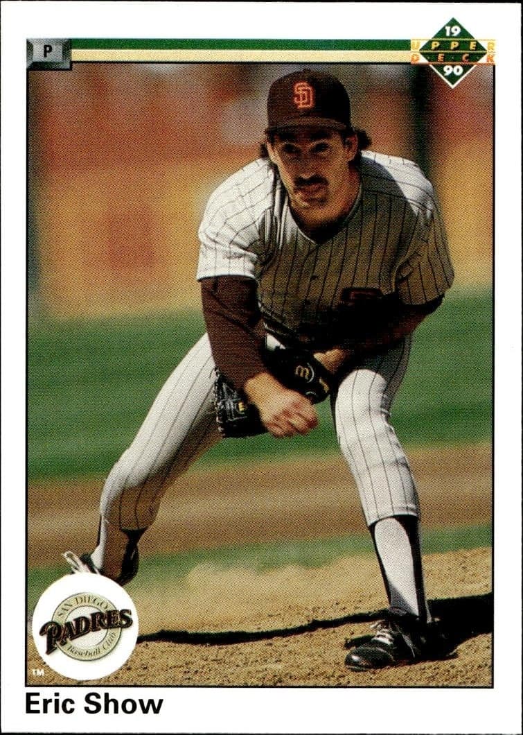 1990 Upper Deck Eric Show #587 baseball trading card front