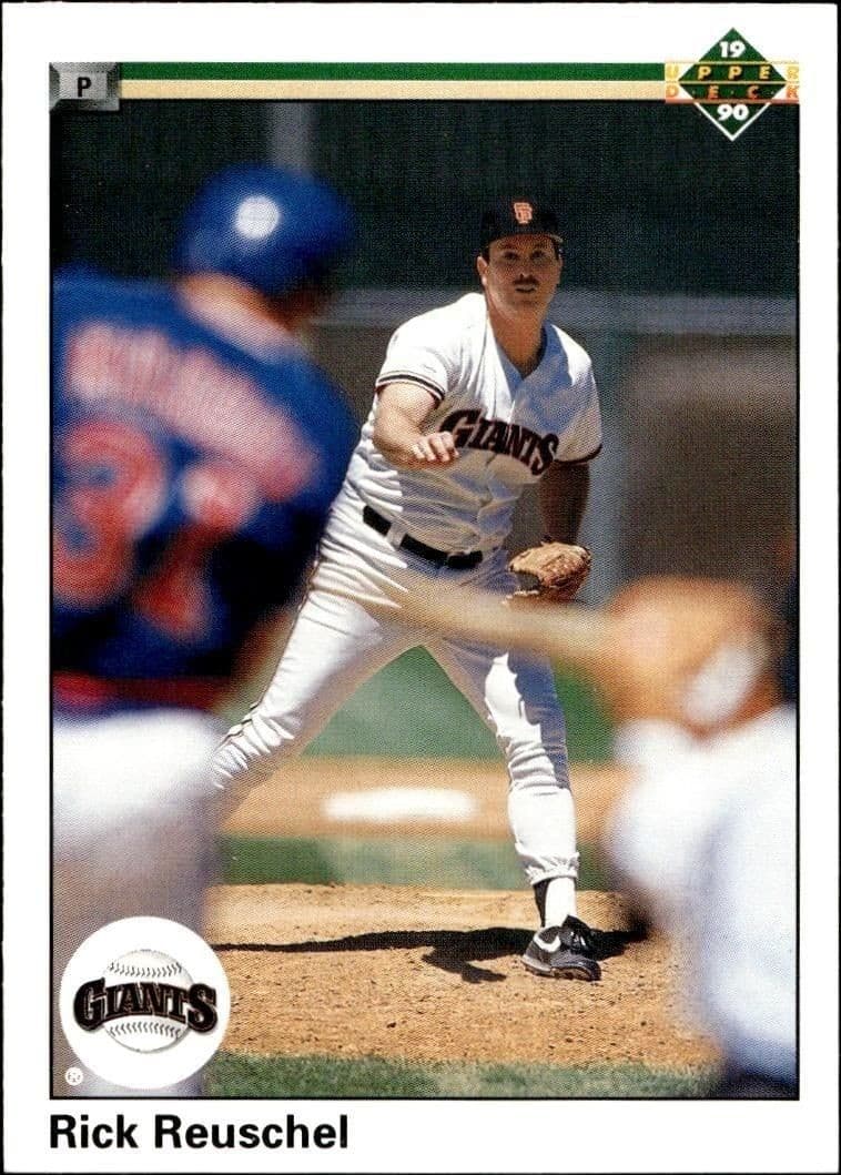 1990 Upper Deck Rick Reuschel #696 baseball trading card front