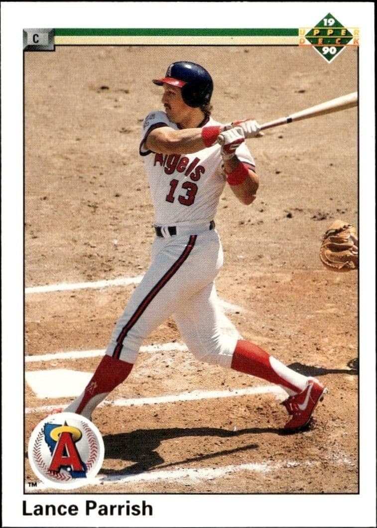 1990 Upper Deck Lance Parrish #674 baseball trading card front