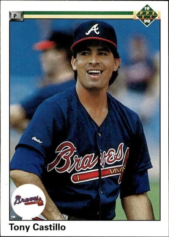 1990 Upper-Deck Low Number Tony Castillo #551 trading card