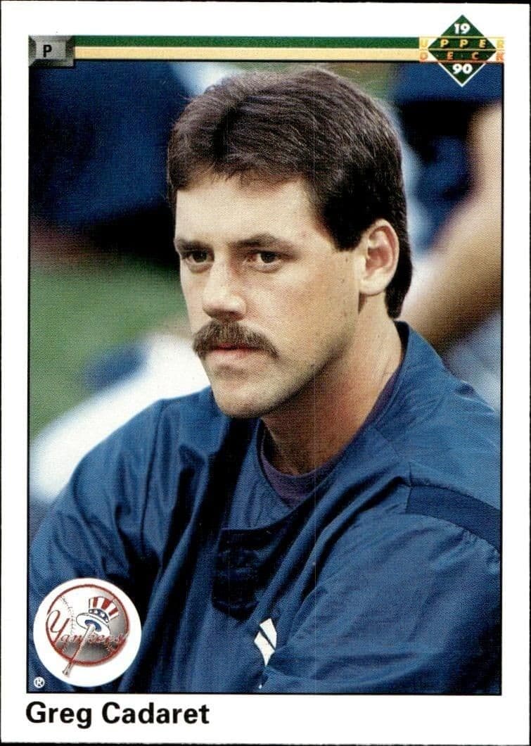 1990 Upper-Deck Low Number Greg Cadaret #549 trading card