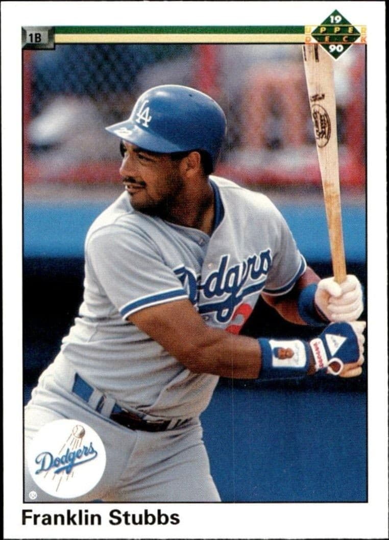 1990 Upper Deck Franklin Stubbs #550 baseball trading card front